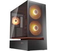 COUGAR CFV235 Mesh MidTower Case, 400mm GPU Supported, ARGB PWM Fans 160mmx2, 3-in-1 front panel, 270° Airflow Access, Dust Filter, Dual Magnetic Filtration, Cable Management (Black, Mesh)