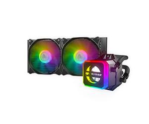 Cougar Helor 240mm CPU Liquid Cooling with Addressable RGB, Core Box v2 and a Remote Controller