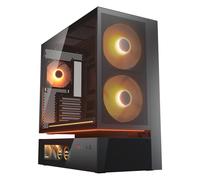 COUGAR Midi Tower Case, CFV235 Vision, ARGB, LCD Display, Mesh, Black
