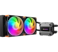 Cougar Poseidon Ultra ARGB 240 PC Liquid Cooler: Optimum Airflow, Corner Dampeners, Integrated Stabilizing Ring, Copper Cooling Plate, Compatible With Latest Intel LGA1851 & AMD AM5 Sockets - Black