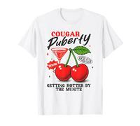 Cougar Puberty Social Club Perimenopause Midlife Menopause T-Shirt