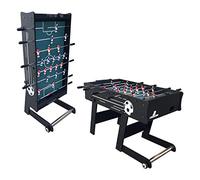 COUGAR Scorpion Kick TS Folding Football Table in black | Foldable Foosball Table incl. 2 balls and score counter | Indoor soccer game for children & adults | 44 x 24 x 31 inch