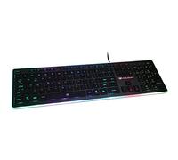 Cougar Vantar Gaming Keyboard - Extremely Flat Scissor Switches - 8 Colours - Plug & Play - Win-Lock - Media Buttons - CH Layout - Multicolour