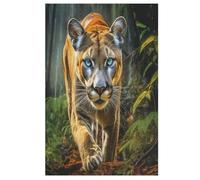 Cougar Wooden Jigsaw Puzzles 1000 Pieces Family Activity Puzzle Educational Games for Adults And Kids Age 12 Years Up (78×53cm)