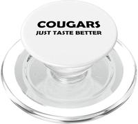 Cougars Just Taste Better | Funny Hot Mom Milf Cougar PopSockets PopGrip for MagSafe