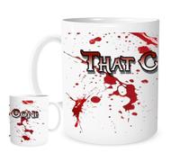 Could Have Gone Better Mug - Funny Sarcastic Coffee Cup with Blood Splatter Design, Dark Humor Gift for Horror Fans, Colleagues & True Crime Lovers