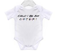 Could I Be Any Cuter? / Baby Grow For Baby Boy Or Girl (White - 3-6m)