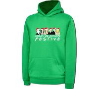 Could I Be Anymore Festive Friends Inspired Merry Christmas Hoodie Santa T.V Show Gift For GF/BF Gift For Friends Birthday Xmas Unisex Adult Kids Top (XXL, Kelly Green)