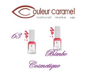 COULEUR CARAMEL 63 Rose Dance Nail Polish Bio Gloss 11ML New