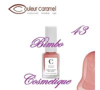 COULEUR CARAMEL Bio Nail Polish 43 Rose beti nacrée 11ML New