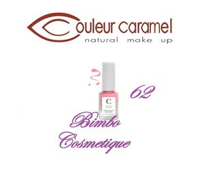 COULEUR CARAMEL Bio Nail Polish 62 Rose Dragee 11ML New