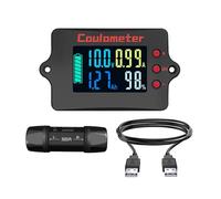 Coulomb Counter Meter Battery Monitors Battery Capacity Tester Indicators Coulometer Digital Voltmeter Ammeter Electrician Tool