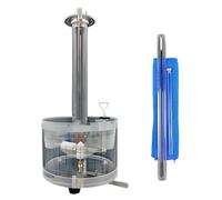 Coulomb Torsion Balance Demonstrator - Transparent Electrostatic Force Experiment Apparatus for Physics Classroom Teaching and Charge Interaction Laws