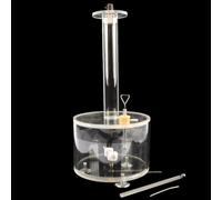 Coulomb Torsion Balance Experiment - Physics Demonstrator for Classroom Teaching, Fully Transparent Structure for Laws of Interaction Between Charges