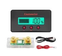 Coulometer Professional Bidirectional Coulomb Meter for Electrical Testing Features 100/200/300/400/500A Current Ranges Multimeter
