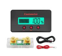Coulometer Professional Bidirectional Coulomb Meter for Electrical Testing Features 100/200/300/400/500A Current Ranges Multimeter