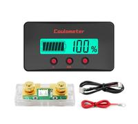 Coulometer Professional Bidirectional Coulomb Meter for Electrical Testing Features 100/200/300/400/500A Current Ranges Multimeter