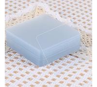 COUMENO 10PCS Clear Double Sided Adhesive Tape, 60mm x 60mm Self Adhesive Heavy Duty Mounting Tape, Two Sided Sticky Washable Tape, Suitable for DIY Crafts, Home & Office.