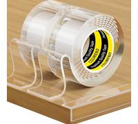 COUMENO 2 Pack Clear Edge Protector,Safe Corner Protector, Anti-Sharp Edge Protector, for Furniture, Drawers, Tables, Cabinets 1.18inX3.28FT