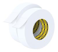 COUMENO 2 Pack EVA Single-Sided Weather Stripping Foam Tape, White 30mm x 5m, 3mm Thick, Weatherproof Sealing Strip Sponge Tape for Windows and Doors, Self-Adhesive Insulation Sealing Tape
