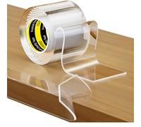COUMENO Clear Baby Corner Protectors, 50mm x 1m, 2mm Thick Edge Protector Strips with Strong Adhesive. Transparent Baby-Proof Edge Corner Guards for Cabinets, Beds, Kitchens & Tables to Prevent Bumps