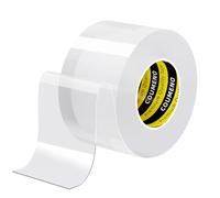 COUMENO Clear Waterproof Tape, Window Weather Sealing Tape, 50mm x 3m | Self-Adhesive Sealant Tape & Door Draft Stopper. Weather Stripping & Draught Excluder for Windows & Doors, Kitchen, Bathroom