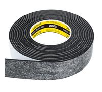 COUMENO EVA Single-Sided Adhesive Black Foam Tape, 30mm x 5m, 3mm Thick, Sealing Strip Foam Pad Sponge Tape for Windows and Doors, Self-Adhesive Insulation Soundproofing Sealing Strip