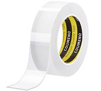 COUMENO Weather Sealing Tape, 35 mm x 3 m, 0.5 mm Thin, Clear Sealing Strip for Door/Window Blocks Cold Drafts & Insulation, Self Adhesive Bath Sealant & Waterproof Caulk Strip for Kitchen/Bathroom