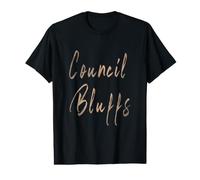 Council Bluffs Iowa Vintage Elegant Design Value Graphic T-Shirt