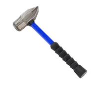COUNCIL TOOL Cross Pein Hammer - 4 lb Metalworking Hammer with 14" Fiberglass Handle & Forged Steel Head - PR40XPFG