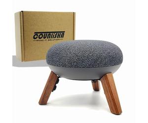 Counlisha Wood Mount for Google Home Mini Speaker, Walnut, Real Wood