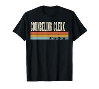 Counseling Clerk Week Retro Vintage Back to School Day T-Shirt