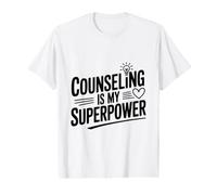 Counseling is My Superpower Funny Therapist Value Graphic T-Shirt
