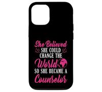 Counseling She Changed the World Mental Health Counselor Case for iPhone 12/12 Pro