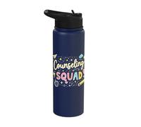 Counseling Squad Creative Encouragement Stainless Steel Insulated Water Bottle
