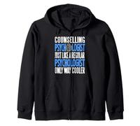 Counselling Psychologist Only Cooler Therapist Humor Zip Hoodie