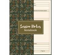Counsellor Session Notes: Notebook for Therapists, Counselors, and Coaches to Organize, and Track Client's Sessions, Appointments, Therapeutic ... Plans | 8.5 x 11 inches(A4 Size),120 Pages.