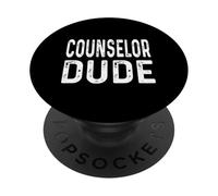 Counselor Dude Distressed Guidance Mental Speech Marriage PopSockets Adhesive PopGrip