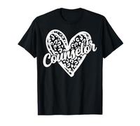 Counselor - Leopard Pattern School Counseling T-Shirt