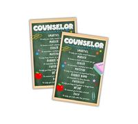 Counselor Survival Kit List Postcard 30pk 4x6” Printables for Goodie Bags Gift Guidance Career Classroom Back to School Labels School Elementary PTA Thank You