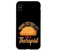 Counselor Taco Lover Wanna Taco Bout It I’m Therapist Case for iPhone XS Max