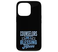 Counselors Are a Blessing From Above School Mental Health Case for iPhone 13 Pro