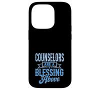 Counselors Are a Blessing From Above School Mental Health Case for iPhone 14 Pro