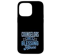 Counselors Are a Blessing From Above School Mental Health Case for iPhone 14 Pro Max