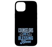 Counselors Are a Blessing From Above School Mental Health Case for iPhone 15 Plus