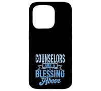 Counselors Are a Blessing From Above School Mental Health Case for iPhone 15 Pro