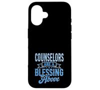 Counselors Are a Blessing From Above School Mental Health Case for iPhone 16