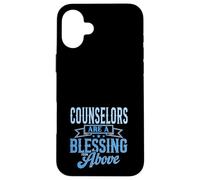 Counselors Are a Blessing From Above School Mental Health Case for iPhone 16 Plus