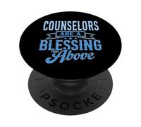 Counselors Are a Blessing From Above School Mental Health PopSockets Adhesive PopGrip