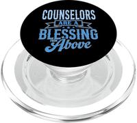 Counselors Are a Blessing From Above School Mental Health PopSockets PopGrip for MagSafe
